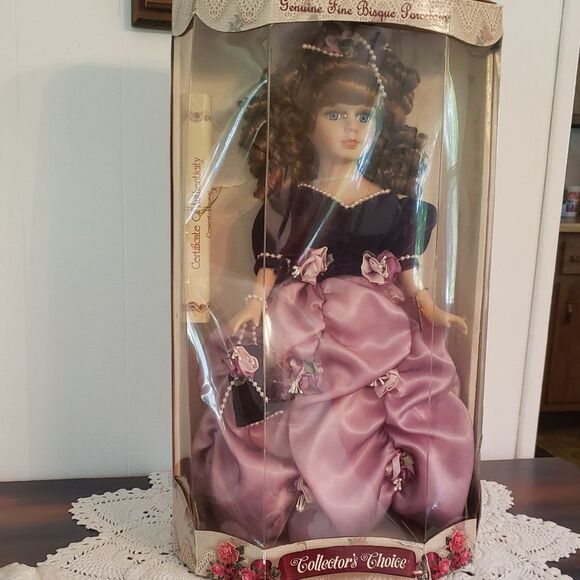 Brand New in Box Vintage Collector's Choice Porcelain Doll - Picture 2 of 8